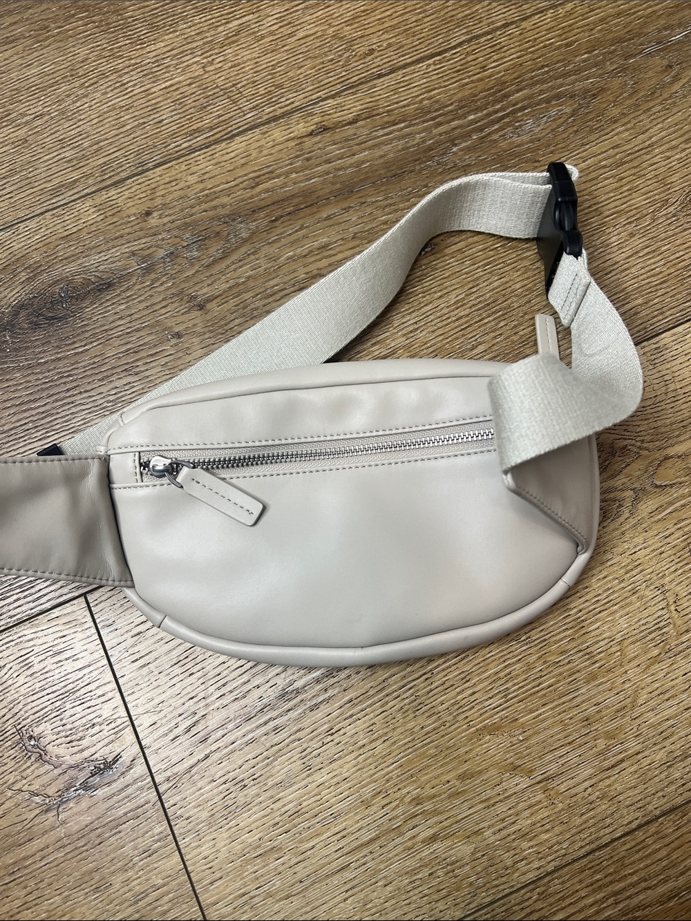 Monos Beige Faux Leather Sling Bag - Picture 3 of 7
